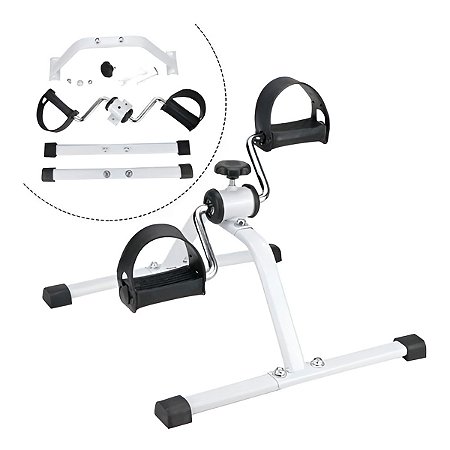 Mini Bicicleta Ciclo Ergômetro Portátil Pedal Fisioterapia