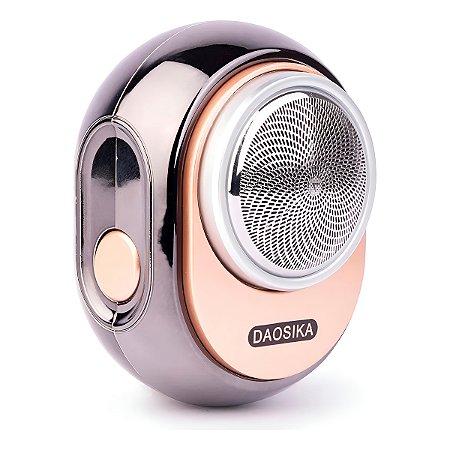 Mini Shaver Barbeador Portátil Recarregável Cor:preto