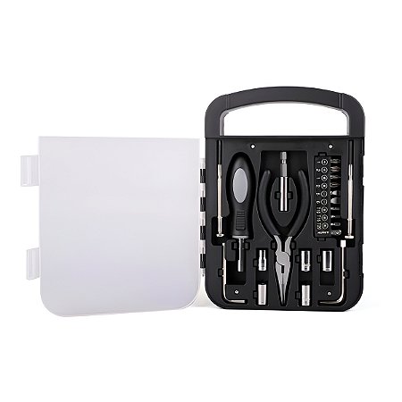 Conjunto Kit Ferramentas Alicate Chave De Fenda Utilidades
