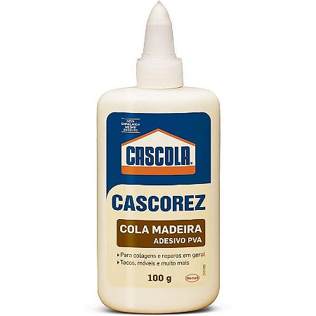 Cascola Cascorez Cola Madeira 100g – Caixa Com 12 Unidades