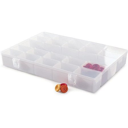 Organizador Caixa Com 21 Divisórias Duo