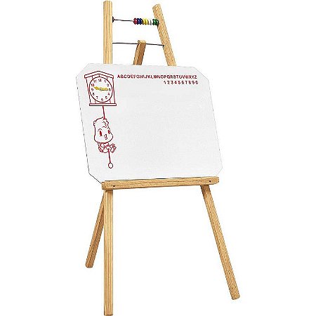 Lousa Infantil Cavalete Com Quadro Branco