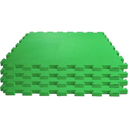 Tatame Eva Evamax 1x1m 10mm Verde Claro – Pacote Com 4