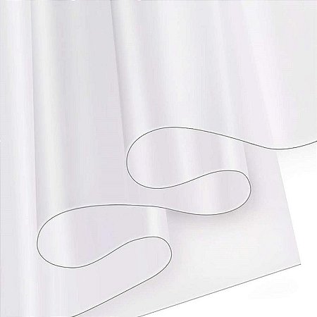 Plástico Transparente Cristal 0,15 Médio 50m Com Papel - 1,40 X 50m