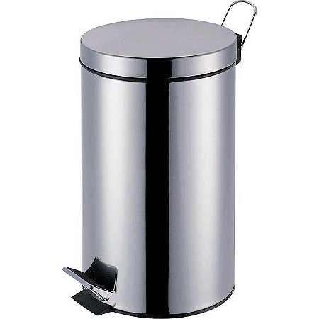 Lixeira ágata Inox Com Pedal 20 Litros
