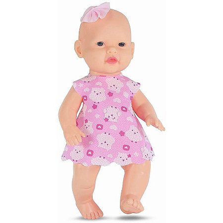Boneca Com Mecanismo Bebê Bla Bla Bla 20 Frases 32cm