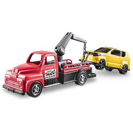 Caminhão Classic Tow Car 34cm Guincho Articulado Com Carro Sortido