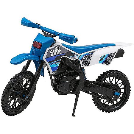 Moto Infantil Mega Cross Com Suspensão E Amortecedor - Cores Sortidas