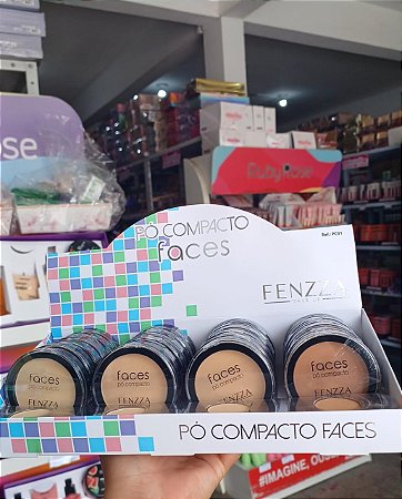 PÓ COMPACTO FACE 12g FENZZA MAKE UP - CORES SORTIDAS - Distribuidora dos  Cosmeticos - Tudo para o Revendedor pelo Menor Preço
