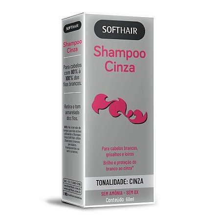 SHAMPOO CINZA SOFT HAIR 60ML