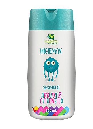 Shampoo Arruda & Citronella Higiemax Habito Cosméticos 200ML