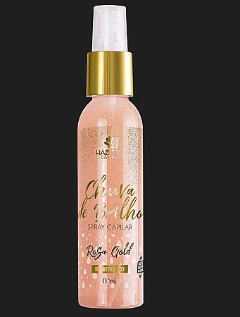Spray Capilar Chuva de Brilho Rosa Gold Habito Cosméticos 110ml
