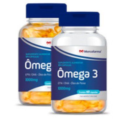 OMEGA 3 1000MG - 120 CAPS - FISH OIL - Distribuidora dos Cosmeticos