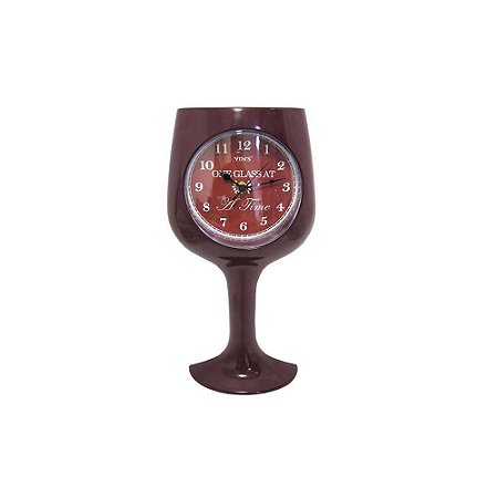 Relógio de Parede Taça de Vinho
