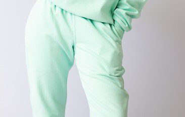 calça verde agua feminina