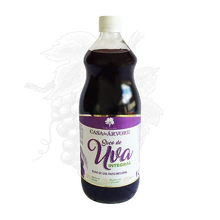 Suco de Uva Tinto Integral - caixa com 6 unidades 1000 ml