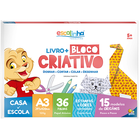 Bloco pintar máscaras animais