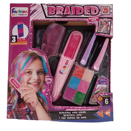 Conjunto de brinquedos infantis para meninas jogo de cabeleireiro