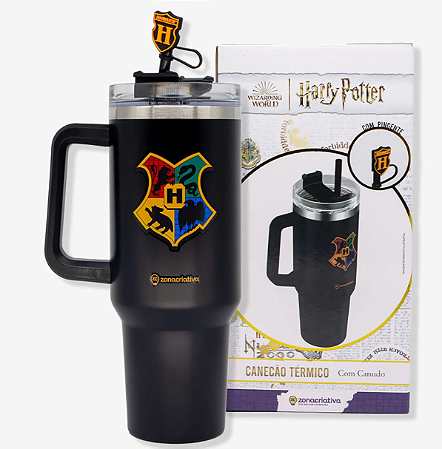 Canecão Tumbler C/ Pingente 1,15 Lt Hogwarts