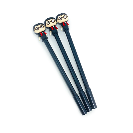Caneta Divertida - Hary Potter Preto