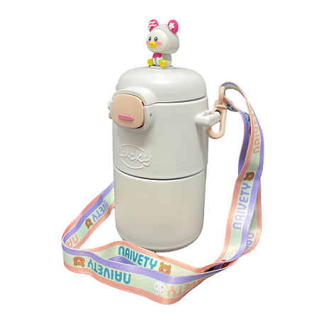 Garrafa Térmica Lucky - Branca