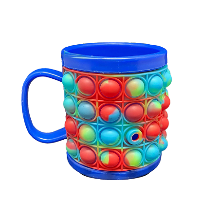Caneca Pop It - Azul