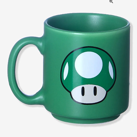 Caneca Mini Tina - Super Mário - 1 Up
