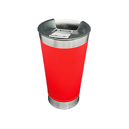 Copo Térmico Com Tampa e Abridor 500 ml