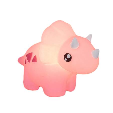 Luminária Dino Baby Rosa