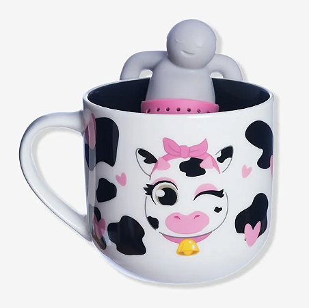 Caneca C/ Infusor - Vaquinha