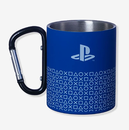 Caneca mosquetão - Play Station