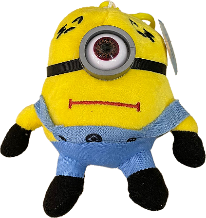 Chaveiro - Pelúcia  Minion  ( 1 olho ) Premium