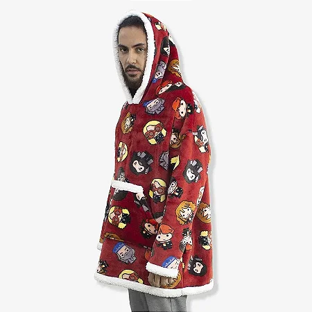 Cobertor com Mangas Hoodie Harry Potter -  ADULTO