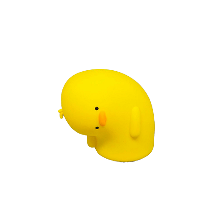 Luminária De Silicone Patinho Amarelo Toutch