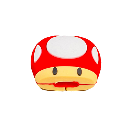Protetor de Cabo Usb e Carregador - Cogumelo