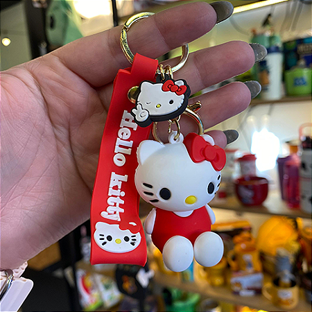 Chaveiro Hello Kitty Vermelha