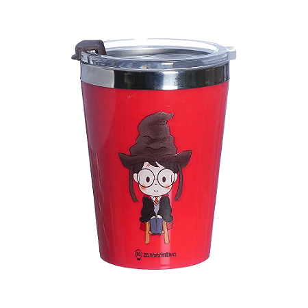 Copo Térmico com tampa - Harry Potter