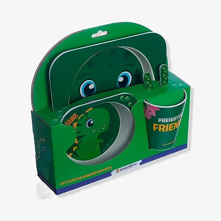 Breakfast Set Infantil - Dinossauro