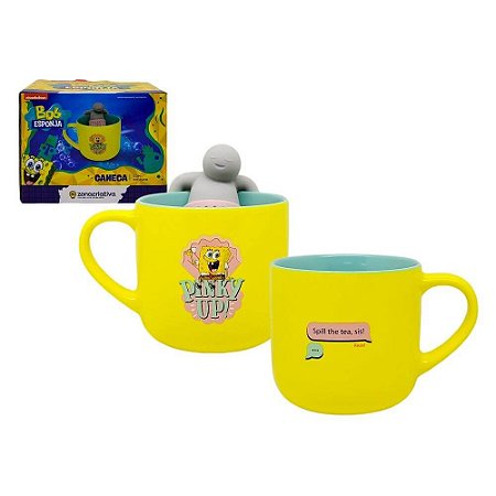 Caneca C/ Infusor - Bob Esponja