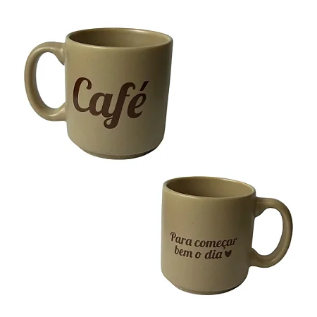 Caneca Mini Tina - Café para começar bem o dia