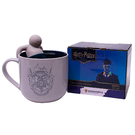 Caneca C/ Infusor - Harry Potter  - Hogwarts