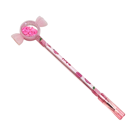 Caneta Divertida - Balinha Rosa