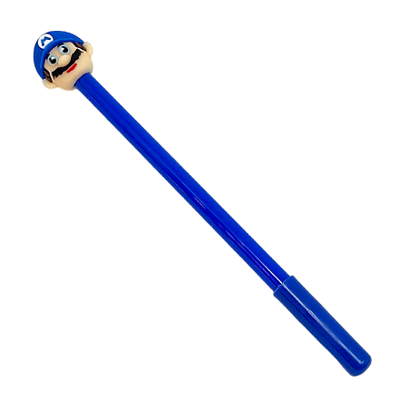 Caneta Divertida - Mario Azul