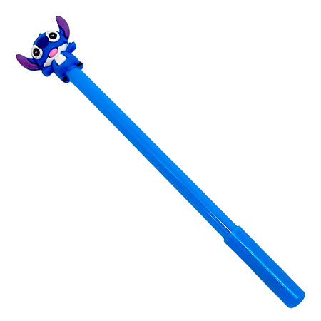 Caneta Divertida - Stitch Azul claro
