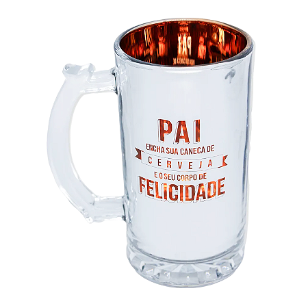 Caneca de Chopp Eletrostática - Pai encha sua caneca