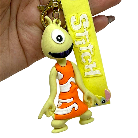 Chaveiro Stitch - Agente Pleakley