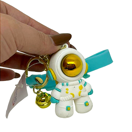Chaveiro Astronauta - Verde x Amarelo