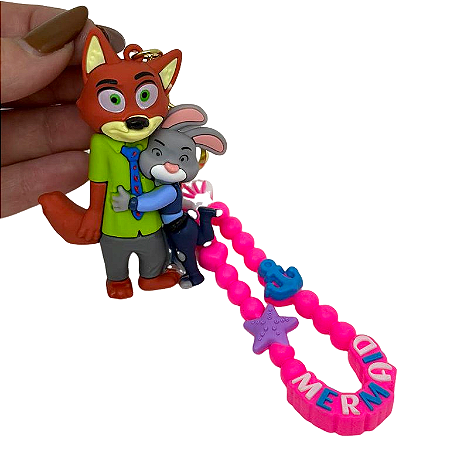 Chaveiro Zootopia - Nick e Judy