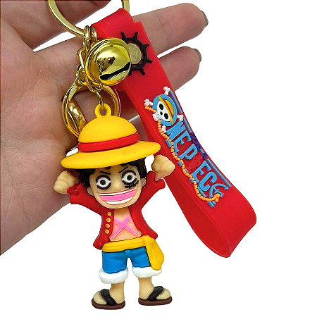 Chaveiro Luffy com Chapéu
