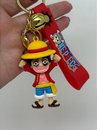 Chaveiro Luffy com Chapéu
